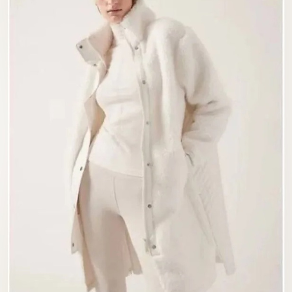 New Athleta Cozy Sherpa Coat